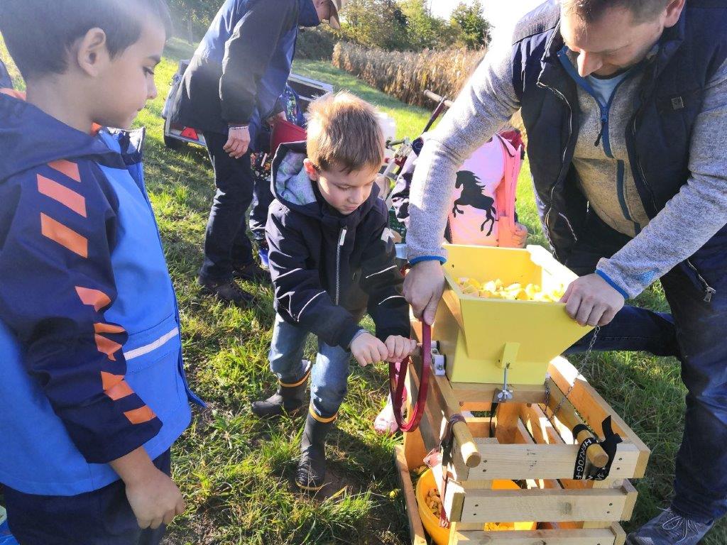 Foto Apfelschreddern